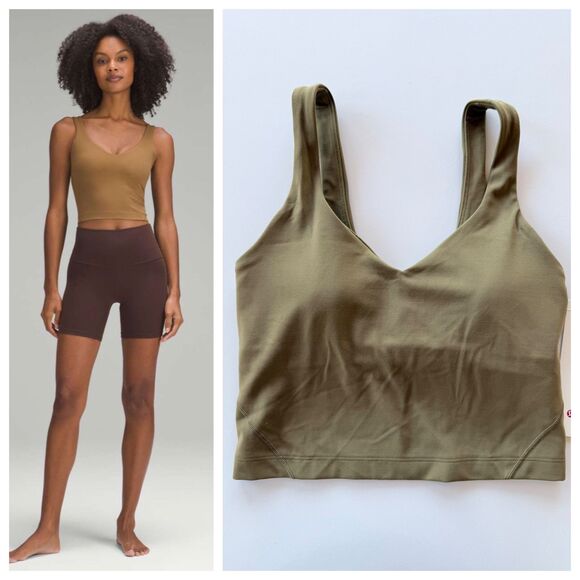 NWT Lululemon Women's Align Tank Top *Light Support, A/B Cup in Allspice Size 4 - Picture 1 of 14